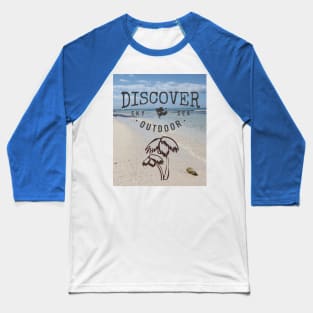 Discover Outdoor Isla Saona Beach Baseball T-Shirt